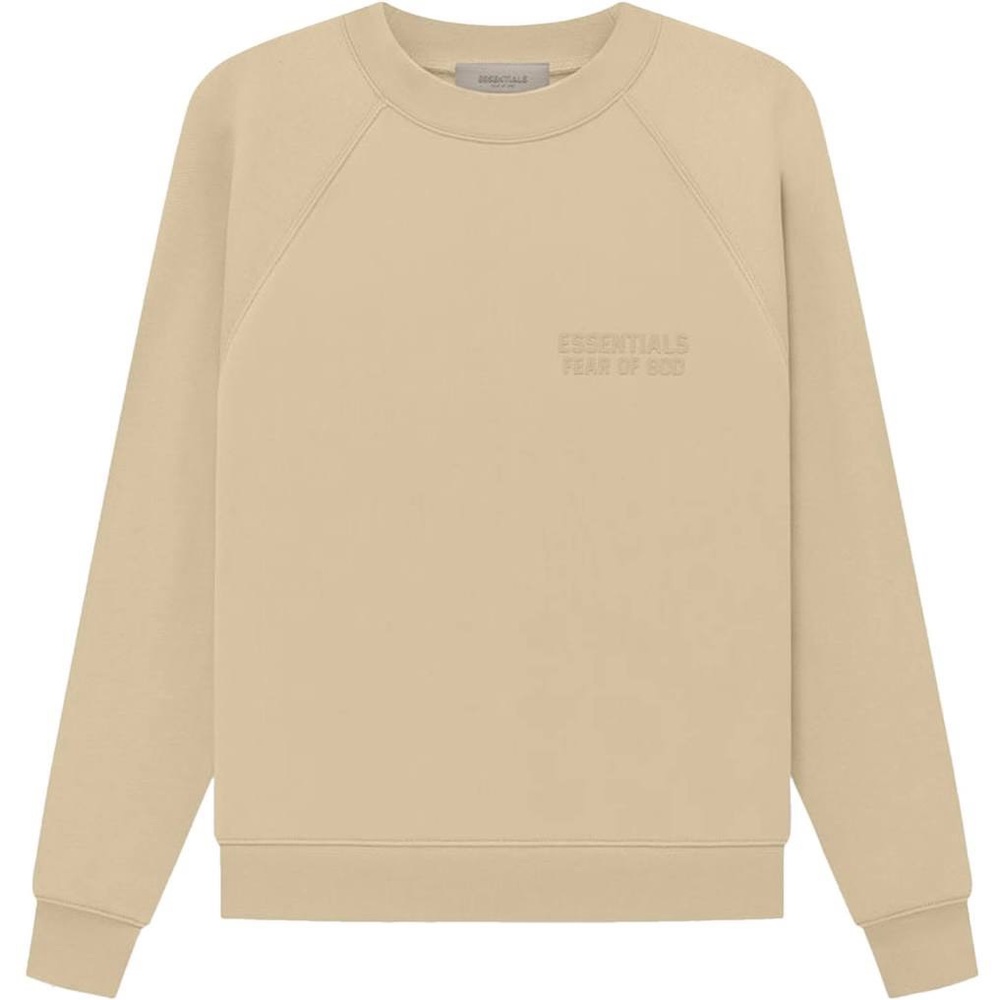 Fear of God Essentials Crewneck Sweatshirt 'Sand' SMALL